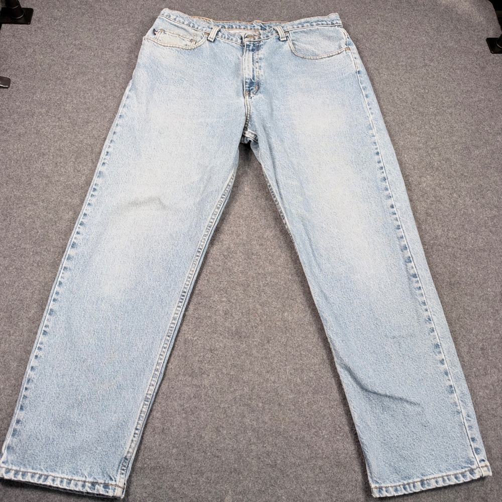 Polo Jeans Co Ralph Lauren Mens 36x30 Relaxed Fit Light Wash Denim Jeans 3689YA1